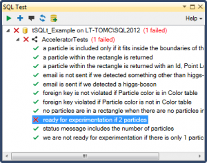 SQLTest - failing test SQLTest - failing test