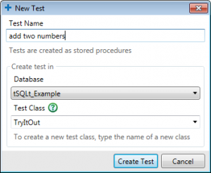 SQLTest - new test SQLTest - new test